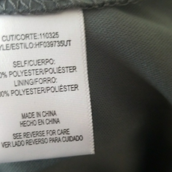 Metallic Shimmer Gray /Silver Tunic Top Size Medium - Picture 7 of 7